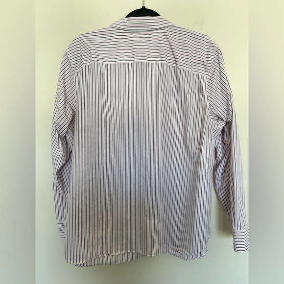 Lauren Ralph Lauren Non Iron Button Shirt Pink Stripe Size 2X 100% Cotton - Picture 6 of 6